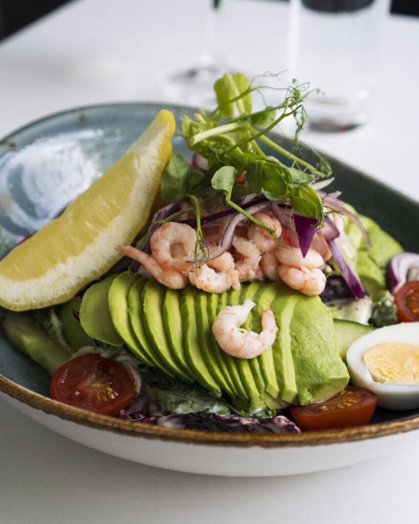 Sallad på Blues kök och bar